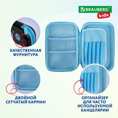 Пенал BRAUBERG KIDS большой удобный с откидной планкой, EVA, 22х15х4 см, "Space out", 271556 Пенал BRAUBERG KIDS большой удобный с откидной планкой, EVA, 22х15х4 см, "Space out", 271556 - фото 13