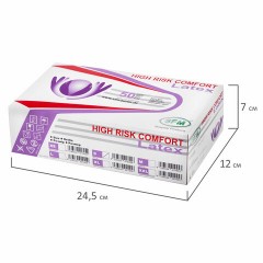 Перчатки латексные смотровые особо прочные SFM HIGH RISK COMFORT, Германия, 25 пар (50 шт.), размер S (малый) Перчатки латексные смотровые особо прочные SFM HIGH RISK COMFORT, Германия, 25 пар (50 шт.), размер S (малый) - фото 6