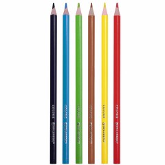 Карандаши цветные BRAUBERG PREMIUM, 6 цветов, трехгранные, грифель 3 мм, 181660 Карандаши цветные BRAUBERG PREMIUM, 6 цветов, трехгранные, грифель 3 мм, 181660 - фото 2