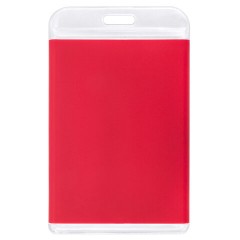 Бейдж вертикальный для пропуска и ID-карт, 85х54 мм, красный, BRAUBERG ULTRA, 238911 - фото 3