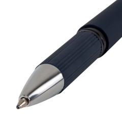 Ручки шариковые с грипом BRAUBERG "VIVID", НАБОР 3 ШТУКИ, СИНИЕ, SOFT TOUCH покрытие, узел 0,7 мм, линия письма 0,35 мм, 144401 - фото 8