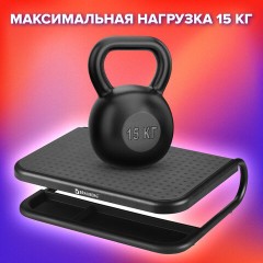 Подставка для монитора, ноутбука 380х295х110 мм, металлическое основание, черная, BRAUBERG, 513790 - фото 11