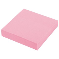 Блок самоклеящийся (стикеры) STAFF STANDARD, ПАСТЕЛЬНЫЙ 51х51 мм, розовый, 100 листов, 116580 - фото 2