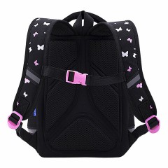 Ранец BRAUBERG LIGHT, 1 отделение, с брелоком, "Shining heart", фольгированная печать, 36х26х13 см, 272029 - фото 4