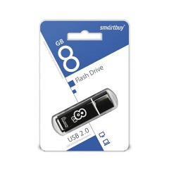 Флеш-память Smartbuy Glossy, 8Gb, USB 2.0, чер, SB8GBGS-K Флеш-память Smartbuy Glossy, 8Gb, USB 2.0, чер, SB8GBGS-K - фото 3