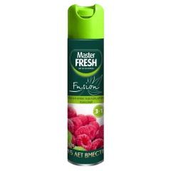 Освежитель воздуха аэрозольный 300 мл MASTER FRESH FUSION 3 в 1 "Малиновое наслаждение", С0006483