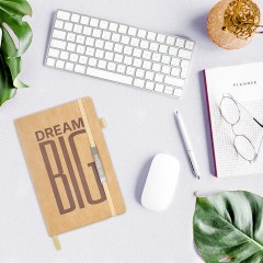 Ежедневник недатированный А5 138х213 мм BRAUBERG "BeStyle", под кожу, резинка, держатель, 160 л., песочный, 116216 - фото 12