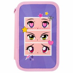 Пенал ПИФАГОР, 3 отделения, ламинированный картон, 19х11 см, "Anime eyes", 272251 Пенал ПИФАГОР, 3 отделения, ламинированный картон, 19х11 см, "Anime eyes", 272251 - фото 2