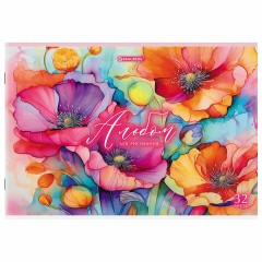 Альбом для рисования А4, 32 листа, скоба, обложка картон, BRAUBERG, 203х288 мм, "МИКС-1", 107111 - фото 6