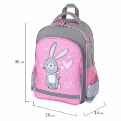 Рюкзак ПИФАГОР SCHOOL, 1 отделение, 3 кармана, "Adorable bunny", 38x28х14 см, 270654 Рюкзак ПИФАГОР SCHOOL, 1 отделение, 3 кармана, "Adorable bunny", 38x28х14 см, 270654 - фото 9
