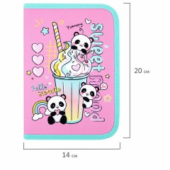 Пенал ПИФАГОР, 1 отделение, 2 откидные планки, полиэстер, 20х14 см, "Sweet mood", 272288 Пенал ПИФАГОР, 1 отделение, 2 откидные планки, полиэстер, 20х14 см, "Sweet mood", 272288 - фото 7