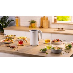 Чайник BOSCH TWK2M161, 1,7 л, 2400 Вт, закрытый нагревательный элемент, пластик, белый - фото 7