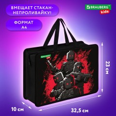 Папка на молнии с ручками BRAUBERG KIDS А4, 1 отделение, пластик, 100 мм, "Terrible fighters", 273377 Папка на молнии с ручками BRAUBERG KIDS А4, 1 отделение, пластик, 100 мм, "Terrible fighters", 273377 - фото 10