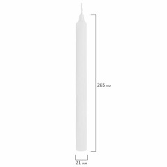 Свечи хозяйственные Maxi Life, до 8 часов, КОМПЛЕКТ 4 шт., H=265 мм, D=21 мм, флоу-пак, LAIMA, 609204 Свечи хозяйственные Maxi Life, до 8 часов, КОМПЛЕКТ 4 шт., H=265 мм, D=21 мм, флоу-пак, LAIMA, 609204 - фото 4