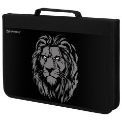 Папка на молнии BRAUBERG А4 с ручкой, с органайзером, 1 отделение, "Savage lion", 272218 Папка на молнии BRAUBERG А4 с ручкой, с органайзером, 1 отделение, "Savage lion", 272218 - фото 7