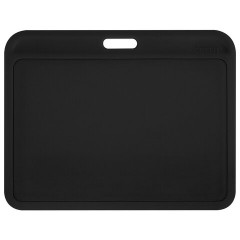 Бейдж горизонтальный (54х85 мм), черный, МАТОВАЯ ПОВЕРХНОСТЬ, BRAUBERG EXTRA, 238819 - фото 2