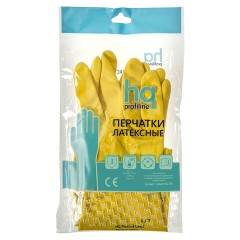Перчатки латексные КЩС, сверхпрочные, плотные, хлопковое напыление, размер 7,5-8 M, средний, желтые, HQ Profiline, 73584 Перчатки латексные КЩС, сверхпрочные, плотные, хлопковое напыление, размер 7,5-8 M, средний, желтые, HQ Profiline, 73584 - фото 2