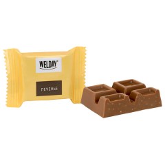 Шоколад порционный WELDAY (ВЭЛДЭЙ), ассорти 6 вкусов, 810 г (54 плитки по 15 г), пакет, 622409 - фото 14