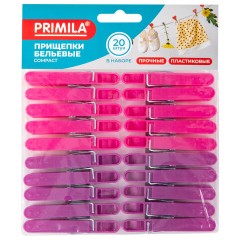 Прищепки бельевые 6,8 см, КОМПЛЕКТ 20 штук, пластик, ассорти, PRIMILA COMPACT, 700520 Прищепки бельевые 6,8 см, КОМПЛЕКТ 20 штук, пластик, ассорти, PRIMILA COMPACT, 700520 - фото 8