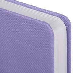 Ежедневник датированный 2026, А5, 138x213 мм, BRAUBERG "Control", под кожу, держатель для ручки, сиреневый, 117125 - фото 3