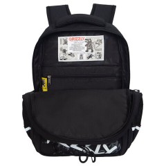 Рюкзак GRIZZLY школьный, анатомическая спинка, 2 отделения, для мальчиков, "BREAK DOWN", 39х28х20 см, RB-554-7/4 Рюкзак GRIZZLY школьный, анатомическая спинка, 2 отделения, для мальчиков, "BREAK DOWN", 39х28х20 см, RB-554-7/4 - фото 4