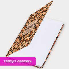 Ежедневник датированный 2026 с резинкой 145х203 мм, А5, BRAUBERG, твердый, фольга, "Леопард", 117334 - фото 11