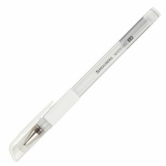 Ручка гелевая с грипом BRAUBERG "White", БЕЛАЯ, пишущий узел 1 мм, линия письма 0,5 мм, 143416 Ручка гелевая с грипом BRAUBERG "White", БЕЛАЯ, пишущий узел 1 мм, линия письма 0,5 мм, 143416 - фото 3