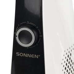 Вентилятор колонный SONNEN TF-1906, 50 Вт, 110 см, ТИХИЙ, 3 скорости потока, бело-черный, вращение 50°, 457786 - фото 5