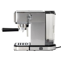 Кофеварка рожковая SONNEN CM-2033, ручной капучинатор, сенсор, 1 л, 1350 Вт, 19 бар, 457883 - фото 4