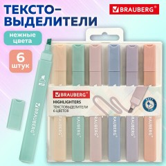 Набор текстовыделителей 6 ЦВЕТОВ МОРАНДИ, BRAUBERG "Morandi", линия 1-5 мм, 152516 Набор текстовыделителей 6 ЦВЕТОВ МОРАНДИ, BRAUBERG "Morandi", линия 1-5 мм, 152516 - фото 10