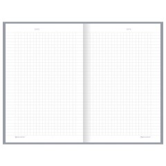 Блокнот А5 134х206 мм, 80 л., твёрдый, клетка, BRAUBERG "Minimal", серый, 116437 Блокнот А5 134х206 мм, 80 л., твёрдый, клетка, BRAUBERG "Minimal", серый, 116437 - фото 5