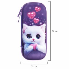 Пенал ЮНЛАНДИЯ, 1 отделение, 1 откидная планка, карман, EVA покрытие soft-touch, 22х10х5 см, "Cute cat", 273184 Пенал ЮНЛАНДИЯ, 1 отделение, 1 откидная планка, карман, EVA покрытие soft-touch, 22х10х5 см, "Cute cat", 273184 - фото 7
