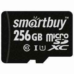 Карта памяти microSDXC 256 GB SMARTBUY, UHS-I, 90 Мб/сек (class 10), с адаптером, SB256GBSDCL10-01 Карта памяти microSDXC 256 GB SMARTBUY, UHS-I, 90 Мб/сек (class 10), с адаптером, SB256GBSDCL10-01 - фото 2