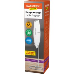 Капучинатор/вспениватель молока электрический на подставке soft touch, белый, DASWERK (ДАСВЕРК), 456178 - фото 2