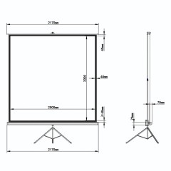 Экран проекционный на треноге (200х200 см), матовый, 1:1, BRAUBERG "TRIPOD", 236731 Экран проекционный на треноге (200х200 см), матовый, 1:1, BRAUBERG "TRIPOD", 236731 - фото 10