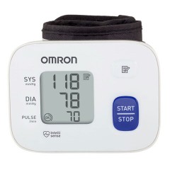 Тонометр OMRON RS2 (HEM-6121-RU), манжета 13,5-21,5 см, автоматический, на запястье, питание 2хААА - фото 2