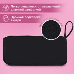 Пенал мягкий BRAUBERG, 1 отделение, карман на липучке, значок, 22х10х6 см, "Black checkered", 273579 Пенал мягкий BRAUBERG, 1 отделение, карман на липучке, значок, 22х10х6 см, "Black checkered", 273579 - фото 14